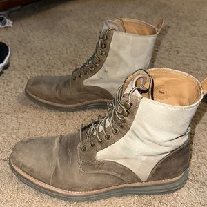 Cole Haan Lunargrand Boots 9.5 Camo Green